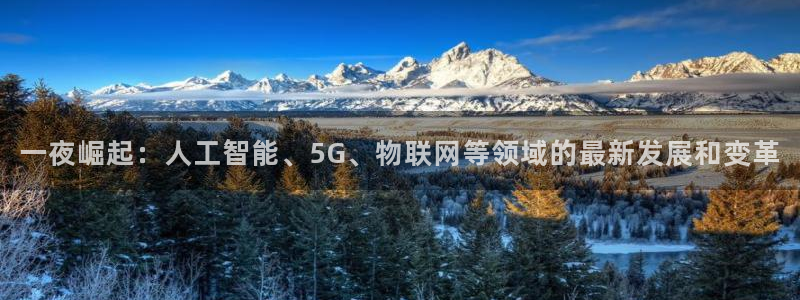 一夜崛起：人工智能、5G、物联网等领域的最新发展和变革